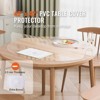 VEVOR Plastic Table Cover, 42 x 42 Inch 2.0 mm Thick Clear Table Protector, Round PVC Desk Mat, Waterproof & Easy Cleaning Desk Pad Tablecloth - 3 of 4