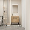 Freestanding Bathroom Vanity with Ceramic Sink, Dual-Purpose Wall-Mounted/Floor-Standing Design, Adjustable Shelf - 3 of 4