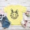 The Juniper Shop Don't Worry Be Hoppy Smiley Bunny Toddler Short Sleeve Tee - 2 of 2