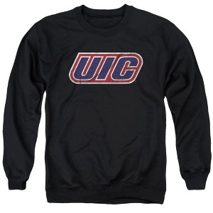 University of Illinois Chicago Official Distressed Primary Adult Crewneck Sweatshirt - 1 of 4