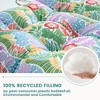 Outdoor Adirondack Chair Cushion for Patio Furniture,Tufted Thick Seat & Round High Back Rocking Oudoor Colorful Cushion, 48"x21"x4" inches,Floral - 3 of 4