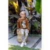 Disney Mickey Mouse & Friends Kids Girls Ruffle Fall Casual Top and Bottom Sets - 4 of 4
