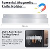 LunaLulinlk 16 Inch Magnetic Knife Holder for Wall,Space-Saving Magnetic Knife Strips with Cutting Board Holder for Fridge - 2 of 4