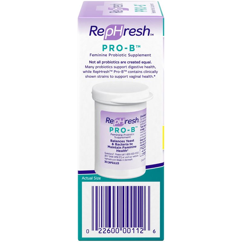 RepHresh Pro-B Probiotic Supplement Capsules for Women - 30ct, 3 of 14