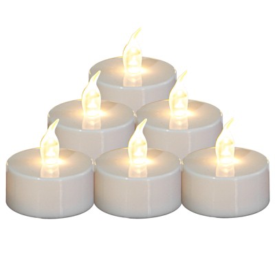 Andmakers 24-piece Ivory Led Flameless Tea Light Candle Set : Target