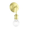 Livex Lighting Lansdale 1 - Light Vanity in  Satin Brass - 2 of 4