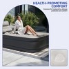Queen/Full XL Size Air Mattress with Headboard, 18 inch Inflatable with Pillow, Blow Up Mattress with Removable Electric Pump - 4 of 4