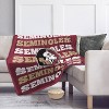 NCAA Florida State Seminoles Repeat Refresh Ultra Soft Blanket - 3 of 3