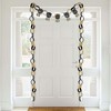 Big Dot of Happiness Adult 80th Birthday - Gold - 90 Chain Links and 30 Paper Tassels Decoration Kit - Birthday Party Paper Chains Garland - 21 feet - 3 of 4