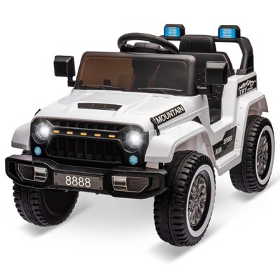 12V Kids Ride On Truck Car, Battery Powered Electric Vehicle Toy w/Parent Remote Control, Spring Suspension, 3 Speeds, LED Light, Music & Horn
