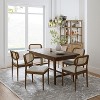 Hartmut Modern Ratten Dining Chair Set of 2 with Solid Wood Legs |ARTFUL LIVING DESIGN - 2 of 4