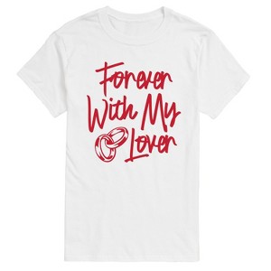 Women's - Instant Message - Forever With My Lover Short Sleeve Graphic T-Shirt - 1 of 4
