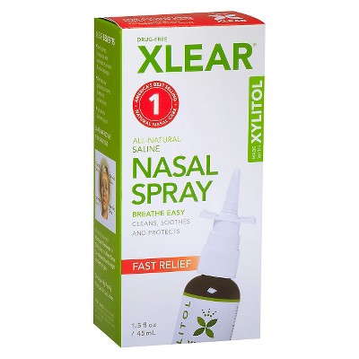  Xlear Nasal Spray with Xylitol, 1.5 fl oz (Pack of 1) : Health  & Household