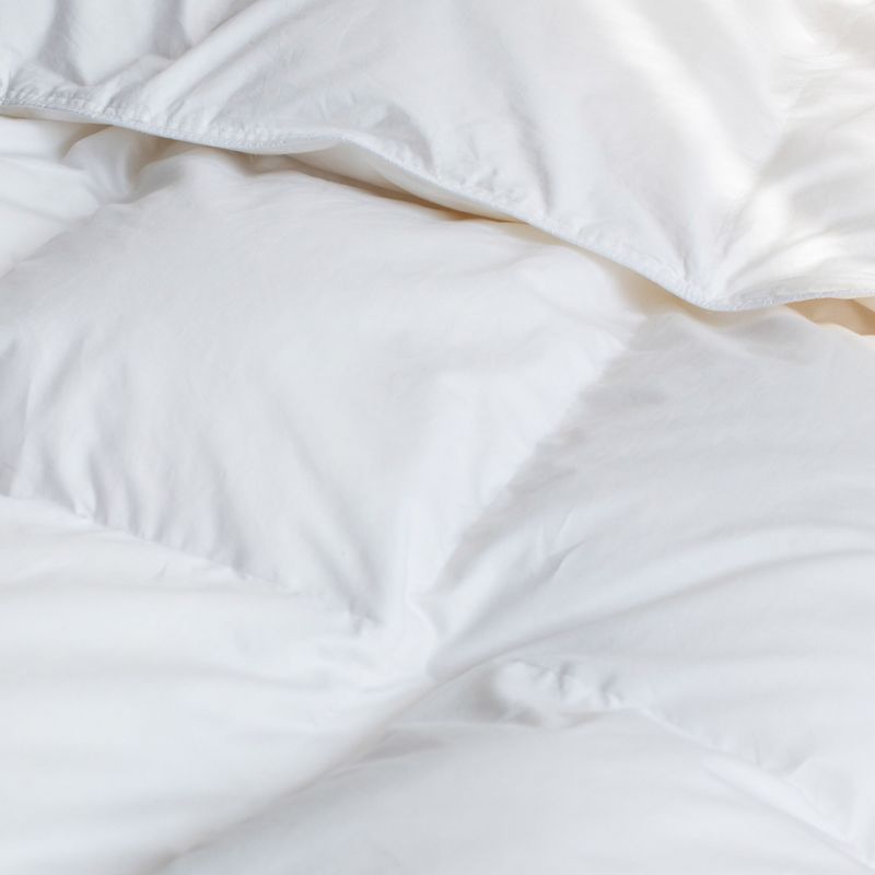 All Season Luxury White Duck Down Duvet Comforter Insert | BOKSER HOME, 3 of 16