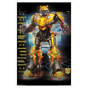 Trends International Hasbro Transformers: Bumblebee - Glitch Framed Wall Poster Prints - 1 of 4