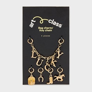 Girls' 5pc Lucky Shoe Charm Set - art class™ - 1 of 2