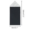 INSPIRE CHIC Men's Solid Card-inserting Prefolded Polyester Pocket Squares Handkerchiefs 1 Pc - 2 of 4