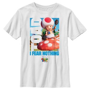 Boy's The Super Mario Bros. Movie Toad I Fear Nothing T-Shirt - 1 of 4