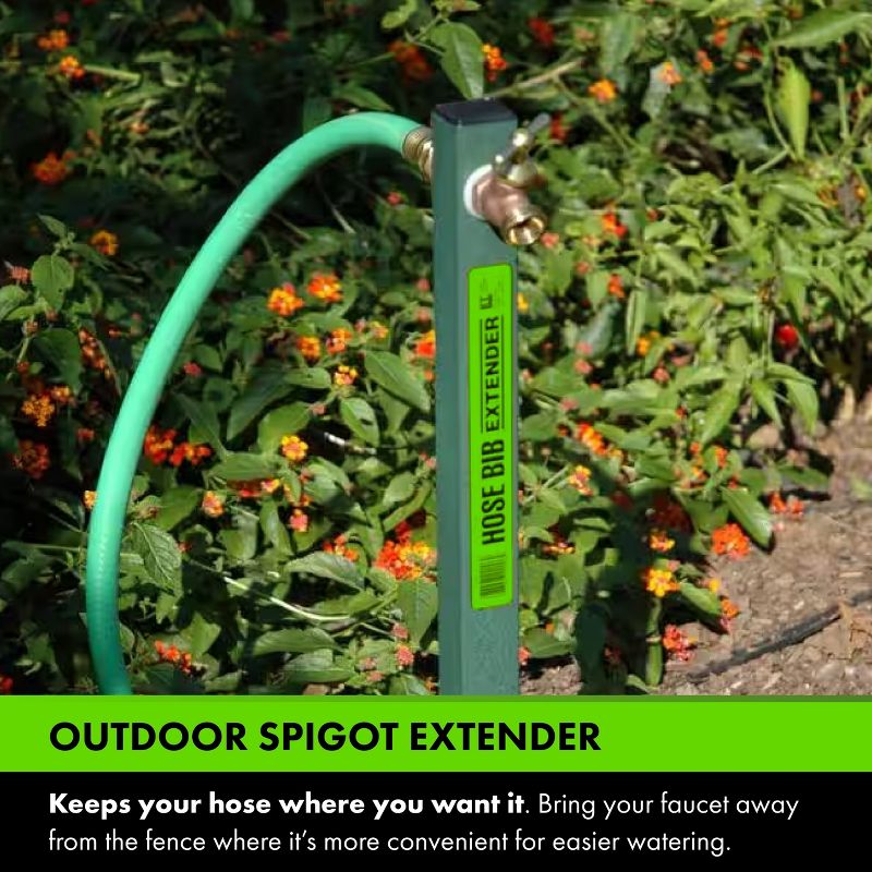 Yard Butler Hose Bib Extender - Outdoor Faucet Extender and Remote Spigot - Puts Your Garden Hose Where You Want It - IHBE-6, 2 of 8