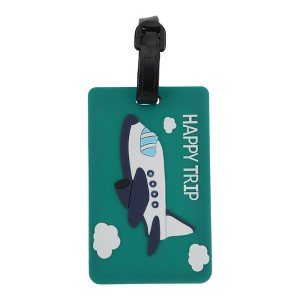 Unique Bargains Happy Pattern Luggage Tag 1 Pc - 1 of 4