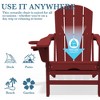 Hyleory 3-Level Adjustable Patio Accent Chair with Retractable Ottoman, Cup & Phone Holders - 4 of 4