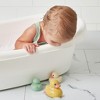 3-Piece Floating Duck Bath Toy Set, Watertight and Squeezable for Babies 6 Months and Up - 3 of 4
