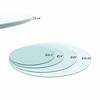 20" Inch Round Tempered Glass Table Top Clear Glass 1/4" Inch Thick Flat Polished Edge，Transparent - 3 of 4
