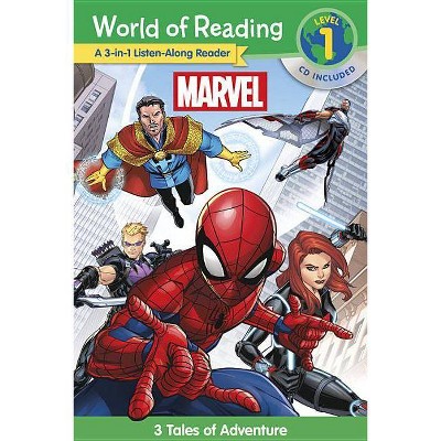 World of Reading Marvel 3-In-1 Listen-Along Reader - (World of Reading: Level 1)(Mixed media product) - by Spiderman