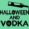 Women's Design By Humans Halloween and Vodka By melcu Racerback Tank Top - 2 of 3