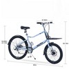 Infurnic Bicycles, 26 Inch Freestyle Bike for Men Women Boys and Girls, 7 Speed Cargo Bike, Blue, 65"*27.56"*42.13" - 2 of 4
