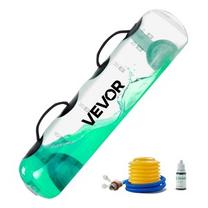 VEVOR Water Weights Aqua Bag, Large Aqua Bags for Workout, 70 lbs Adjustable Portable Stability Fitness & Full Body Exercise Equipment, Clear - 1 of 4