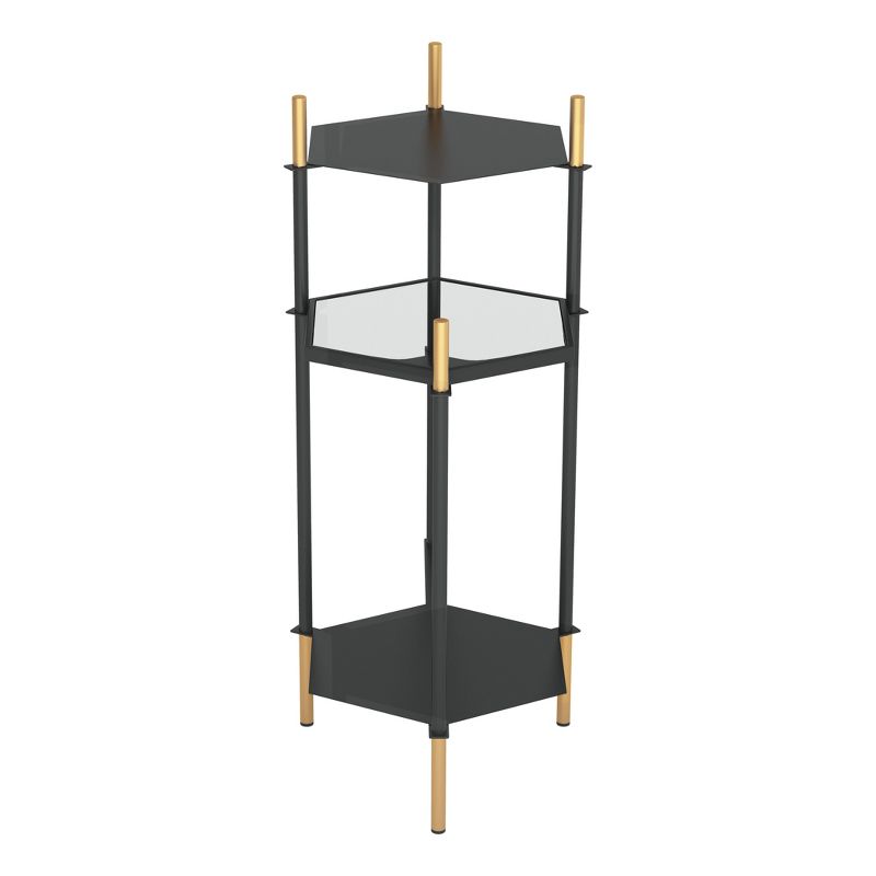 Whitfield Side Table Gold/Black - ZM Home, 4 of 12