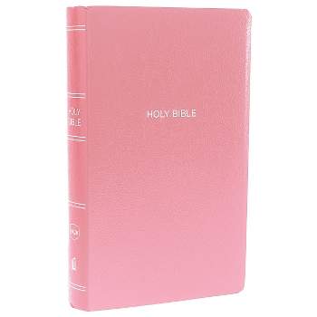 NKJV, Gift and Award Bible, Leather-Look, Pink, Red Letter Edition - by  Thomas Nelson (Paperback)