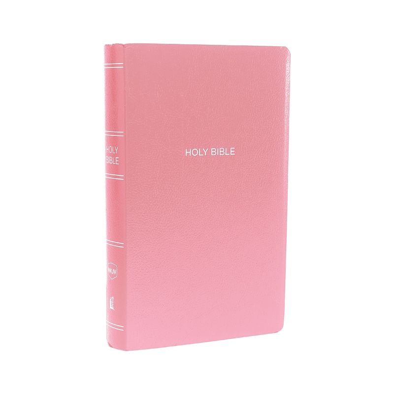 NKJV, Gift and Award Bible, Leather-Look, Pink, Red Letter Edition - by  Thomas Nelson (Paperback), 1 of 2