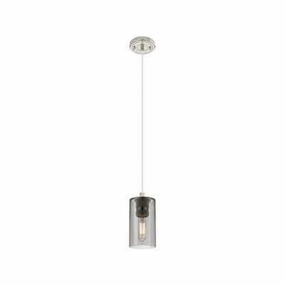 Crown Point - 1 Light Cord Pendant In Industrial Style-8.38 Inches Tall and 3.88 Inches Wide