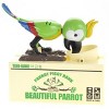 JuzToys Parrot Coin Bank Box, Electric Money Box for Kids, Parrot Shape Money Saving Box Electronic Piggy Bank Robotic Toy, Green - 2 of 4