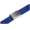 Unique Bargains Neutral Canvas No Holes Slide Buckle Adjustable Waist Belt 1 Pc - 4 of 4