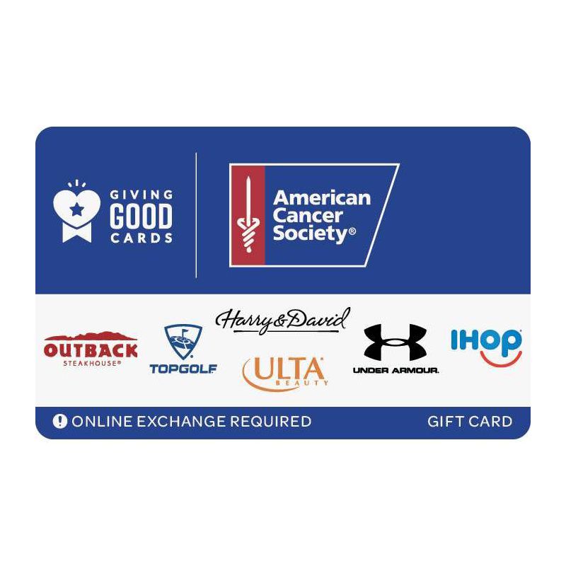 American Cancer Society Gift Card (Email Delivery), 1 of 2