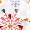 18"x18" Velvet Snowflake Embroidered Throw Pillow - National Tree Company - 3 of 4