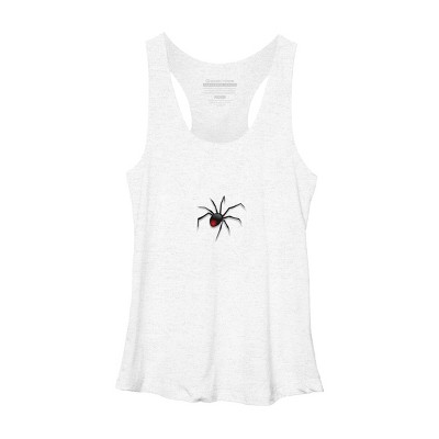Women's Design By Humans Halloween spider tshirt By bambino Racerback Tank Top