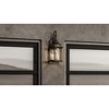 Urban Ambiance Luxury Transitional Outdoor Wall Sconce 18.125''H x 9.75''W,  Olde Bronze Finish,  Greensboro Collection, UHP1372 - 3 of 4