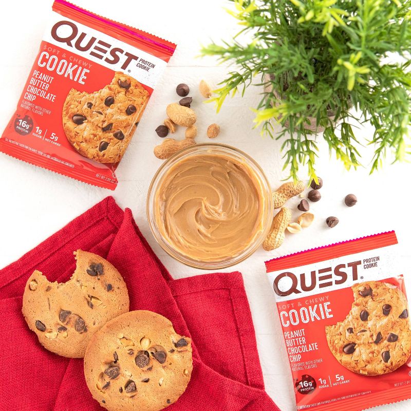 Quest Nutrition Protein Cookie - Peanut Butter Chocolate Chip, 5 of 9