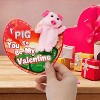 Joyfy 28 Packs Valentines Day Animal Finger puppet with Gift Cards Set for Kids, Party Favor, Classroom Exchange Prizes - image 4 of 4