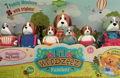 Digglesby Dog Family, Animal Figurine Set