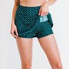 Calypsa Women's Chlorine Resistant High Waisted Mini Swim Skirt With Shorts - 3 of 4