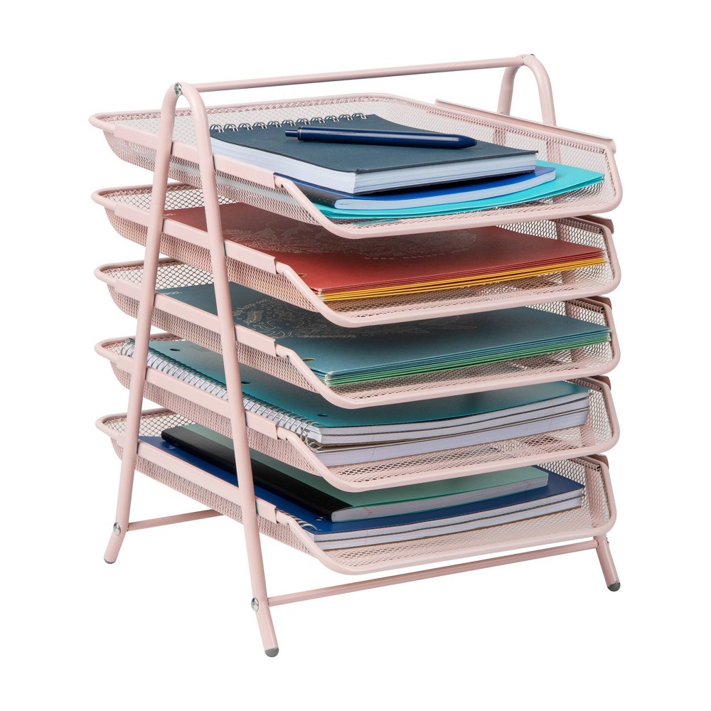 Photos - Desk Organiser Mind Reader 5-Tier Paper Tray, Desktop Organizer, File Storage, Office, Me