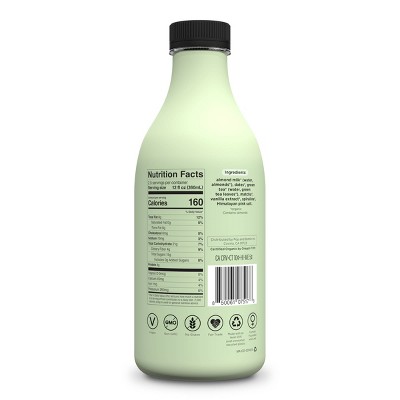 Pop & Bottle Matcha Almond Milk Latte - 32 fl oz