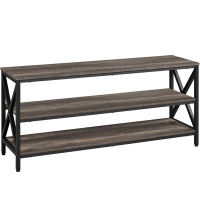 Yaheetech 55 inch 3-Layer Shelved TV Stand  Lengthened TV Cabinet Console Table