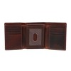 CTM Men's Oil Tanned Leather Trifold Wallet with ID Flap - 2 of 4