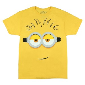 Seven Times Six Minions T-Shirt Men's Character Face Costume Short Sleeve Graphic Tee - 1 of 4